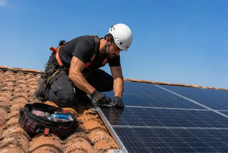 Maintenance et monitoring de panneaux solaires à Montberon